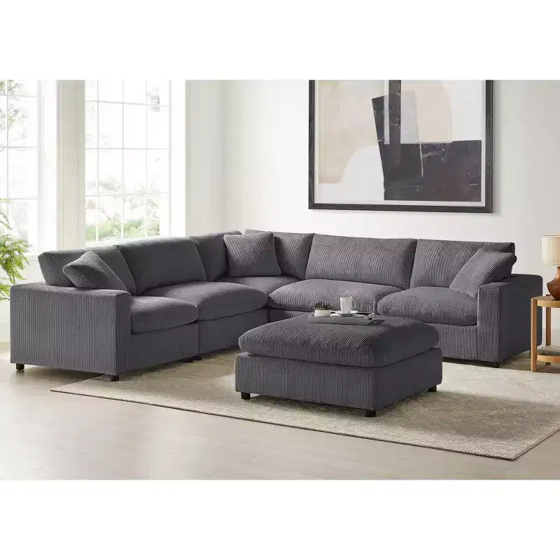 Canapé modulaire 6 pièces Casella Comfort Pointe